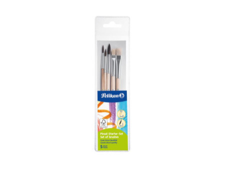 Pelikan Kit de démarrage de pinceaux, 5 pièces