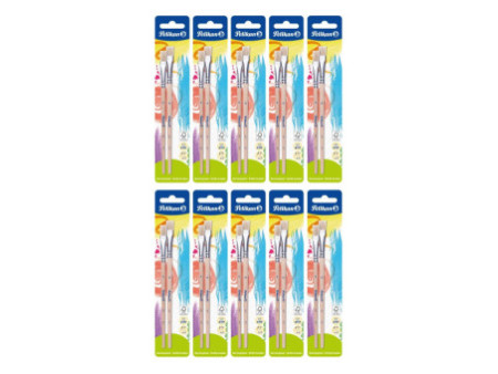 Pelikan Kit de pinceau brosse 613 F, 2 pièces, assorti