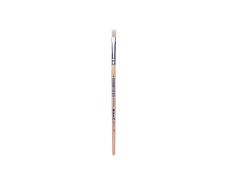 Pelikan Pinceau à soie 613 F, N. 4, manche en bois non laqué