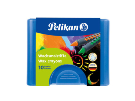 Pelikan crayons de cire 655/10, avec gaine, rond