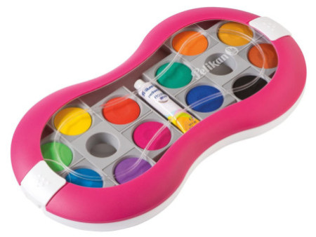 Pelikan Boîte de peinture Space+, 12 couleurs, rose