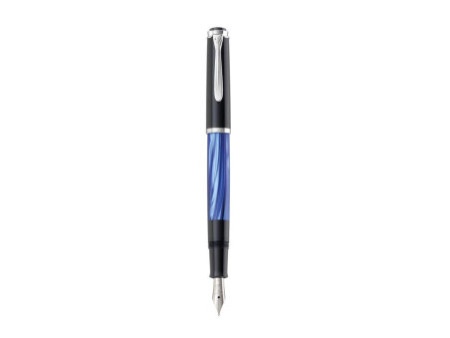 Pelikan Stylo plume M 205, bleu marbré, M