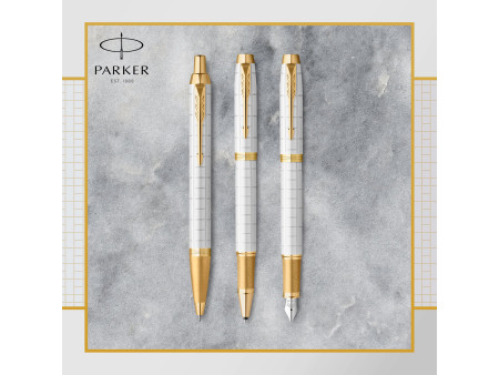 PARKER Stylo roller IM PREMIUM Nacré G.T.
