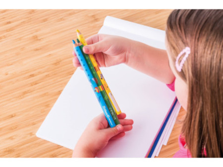 Pelikan Crayon couleur triangulaire combino, étui carton 12