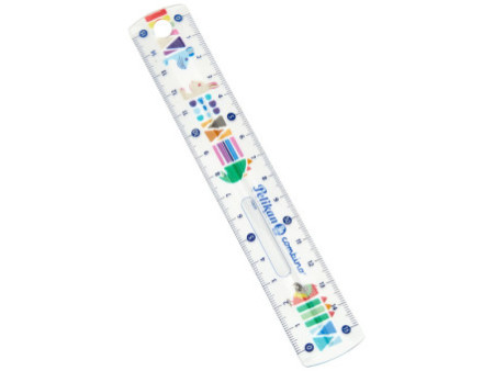 Pelikan Règle combino, 150 mm, transparent
