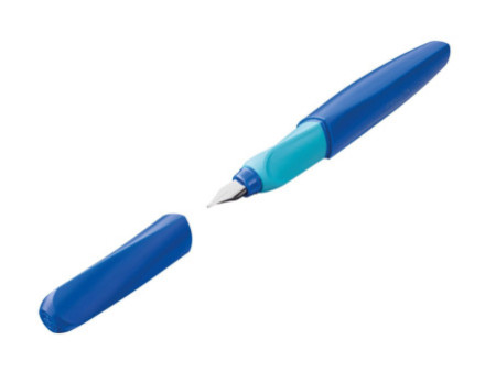 Pelikan Stylo plume Twist Deep Blue, bleu foncé