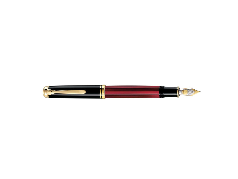 Pelikan Stylo plume 'Souverän 800', M, noir/rouge