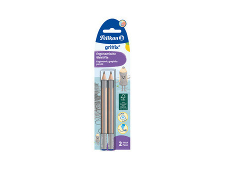 Pelikan Crayon de papier griffix, mine: HB, carte blister