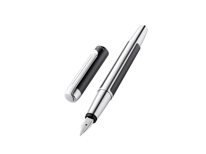 Pelikan Stylo plume 'PURA', taille de plume : B, anthracite
