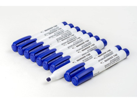 Pelikan Marqueur à tableau blanc 742, pointe biseautée, bleu