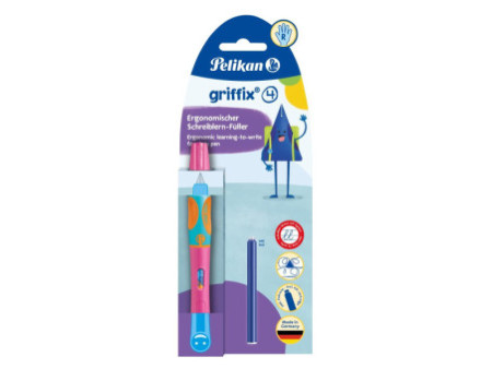 Pelikan Stylo plume griffix Lovely Pink, pour droitiers