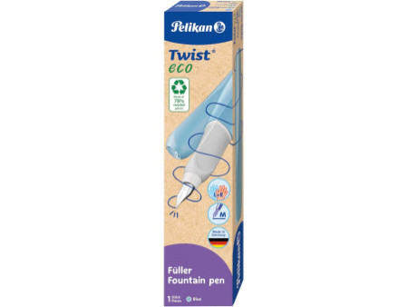 Pelikan Stylo plume Twist eco, bleu