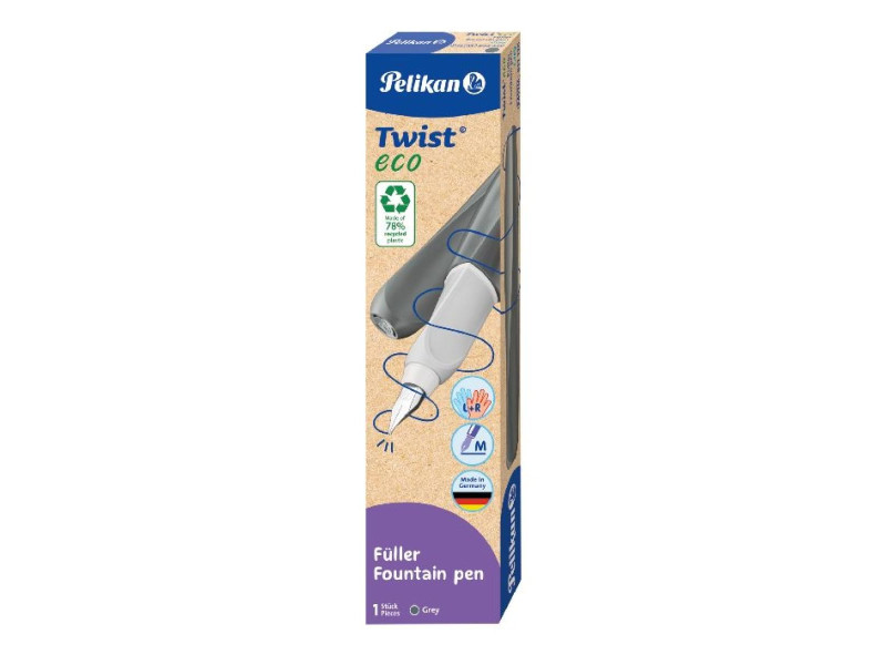 Pelikan Stylo plume Twist eco, gris