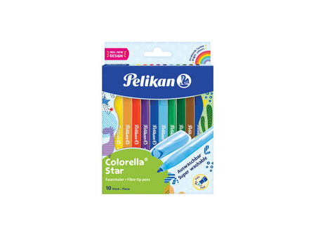 Pelikan Feutre colorella star, étui carton de 12