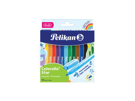 Pelikan Feutre colorella star, étui carton de 12