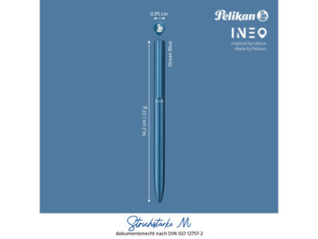 Pelikan Stylo à bille rotatif Ineo Elements, Ocean Blue