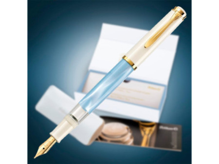 Pelikan Stylo plume M 200 bleu pastel, taille de plume: F