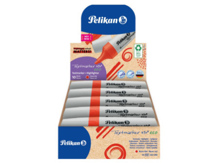 Pelikan Surligneur 490 eco, rouge fluo