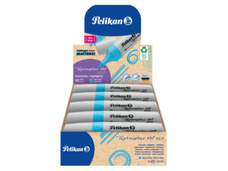 Pelikan Surligneur 490 eco, bleu fluo