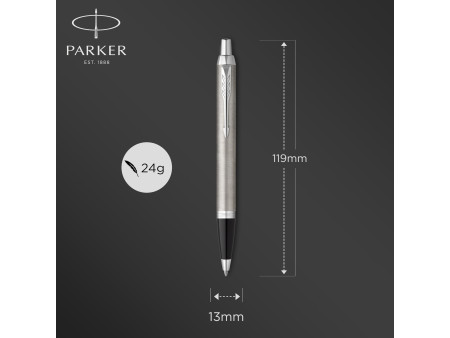 PARKER Stylo à bille rétractable IM Essentiel, Acier C.T.