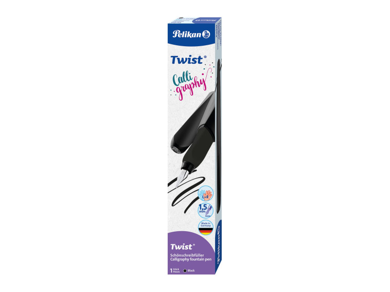 Pelikan Stylo plume de calligraphie Twist Calligraphy, noir