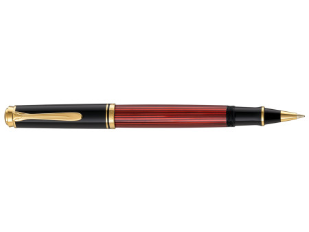 Pelikan Stylo roller 'Souverän 400', noir/rouge