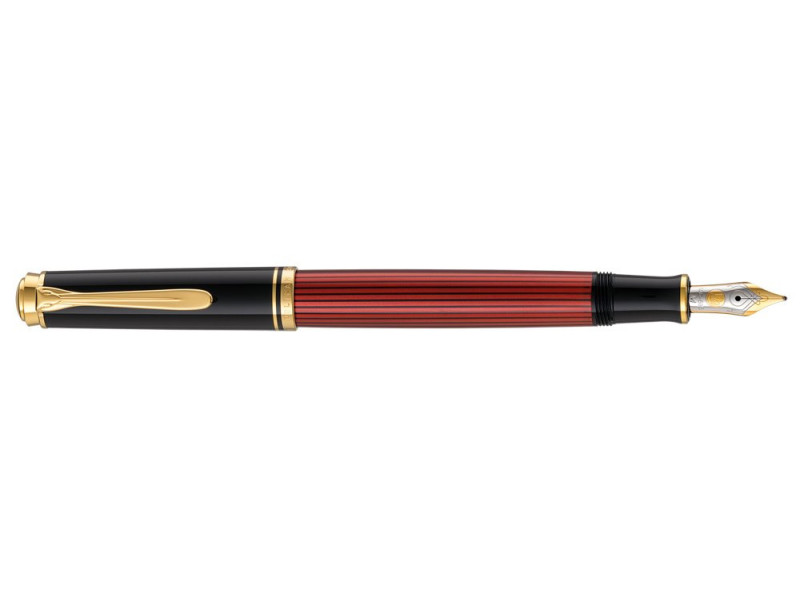 Pelikan Stylo plume 'Souverän 400', noir/rouge, EF