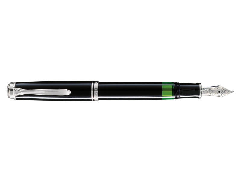 Pelikan Stylo plume 'Souverän 805', noir/argent, F