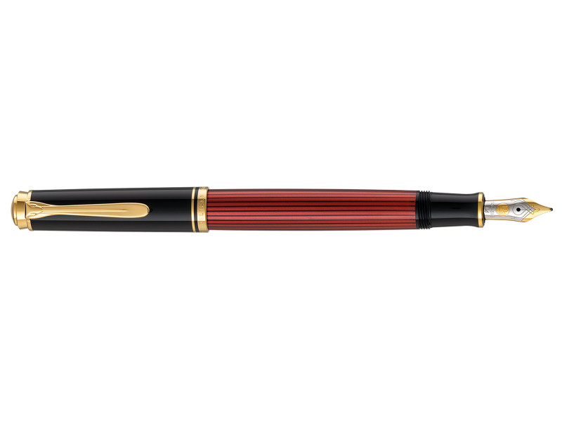 Pelikan Stylo plume 'Souverän 600', noir/rouge, B