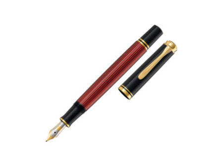 Pelikan Stylo plume 'Souverän 600', noir/rouge, B
