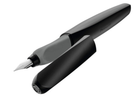 Pelikan Twist stylo plume Black, noir/gris
