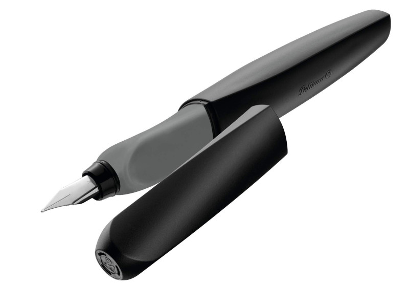 Pelikan Twist stylo plume Black, noir/gris