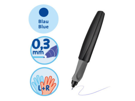 Pelikan Twist Stylo roller Black, noir/gris