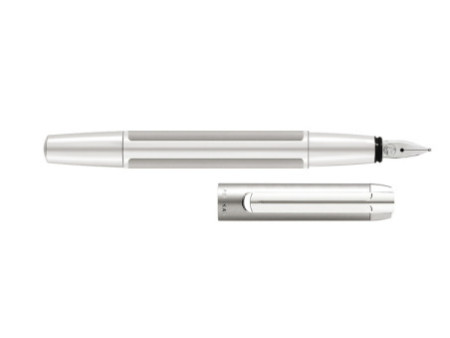 Pelikan Stylo plume 'PURA', taille de plume : F, argent