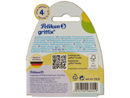 Pelikan griffix cartouches d'encre, sur carte blister