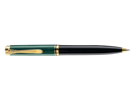 Pelikan Stylo à bille rotatif 'Souverän 600', noir/vert