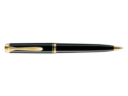 Pelikan Stylo à bille rotatif 'Souverän 600', noir/or