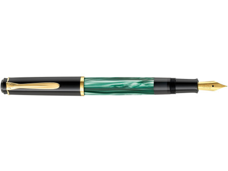Pelikan Stylo plume M 200, vert marbré, taille de plume: F