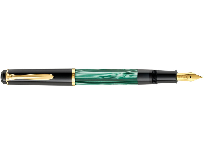 Pelikan Stylo plume M 200, vert marbré, taille de plume: M