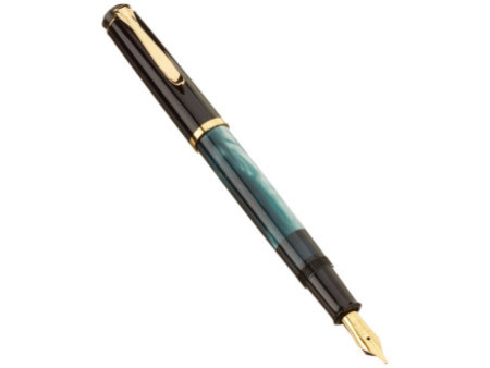 Pelikan Stylo plume 200, vert marbré, taille de plume: B