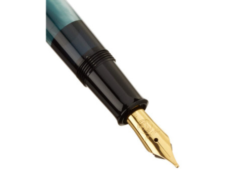 Pelikan Stylo plume 200, vert marbré, taille de plume: B