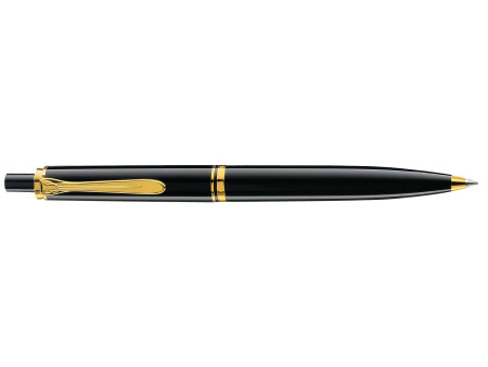 Pelikan Stylo à bille rétractable 'Souverän 400', noir/or