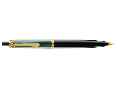 Pelikan Stylo à bille rétractable 'Souverän 400', noir/vert