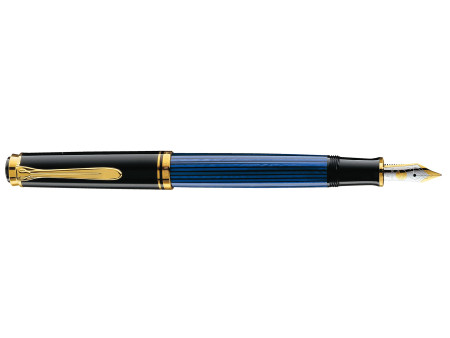 Pelikan Stylo plume 'Souverän 400', noir/bleu, F