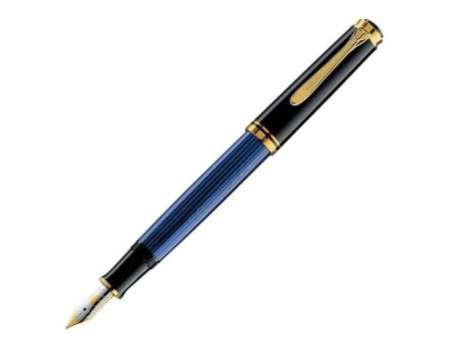 Pelikan Stylo plume 'Souverän 400', noir/bleu, F