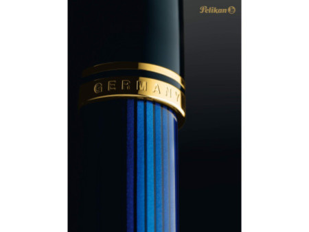 Pelikan Stylo plume 'Souverän 400', noir/bleu, B