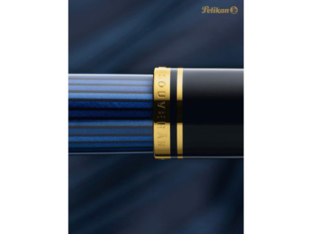 Pelikan Stylo plume 'Souverän 400', noir/bleu, B