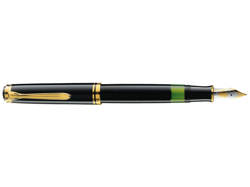 Pelikan Stylo plume 'Souverän 800', noir/or, M