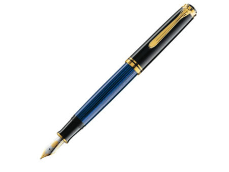 Pelikan Stylo plume 'Souverän 800', noir/bleu, F