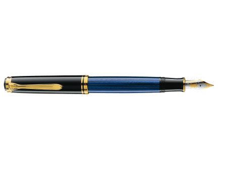 Pelikan Stylo plume 'Souverän 800', noir/bleu, M